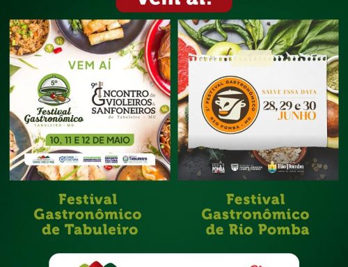 Tabuleiro e Rio Pomba se preparam para a edição 2024 do Festival Gastronômico