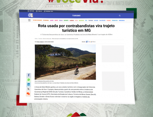 Ciclorrota Descaminhos do Ouro é destaque em matéria do Portal IG